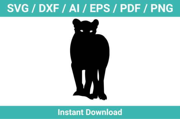Download Lion Silhouette SVG Cut File Graphic - Silhouette Collection
