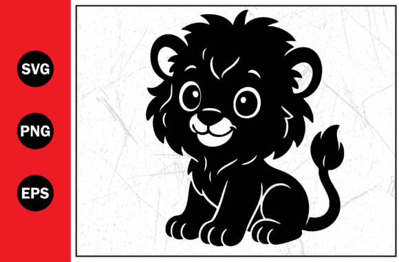 Download Cartoon Lion Silhouette Svg Png Design - Silhouette Collection