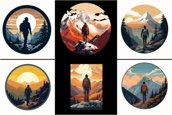 Download Adventure Mountain Hiking Man Silhouette - Silhouette Collection