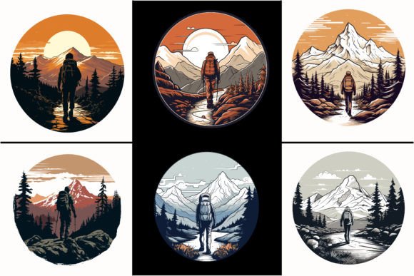 Download Adventure Mountain Hiking Man Silhouette - Silhouette Collection