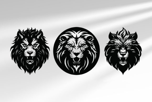 Download Lion Svg Set, Lion Silhouette Svg - Silhouette Collection