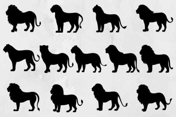 Download Lion Silhouette SVG - Silhouette Collection