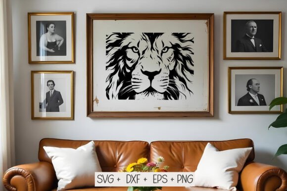 Download Lion Head SVG, Lion Silhouette Svg - Silhouette Collection