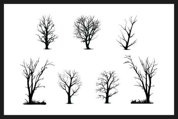 Download Dead Tree Silhouette Image Vector Image - Silhouette Collection